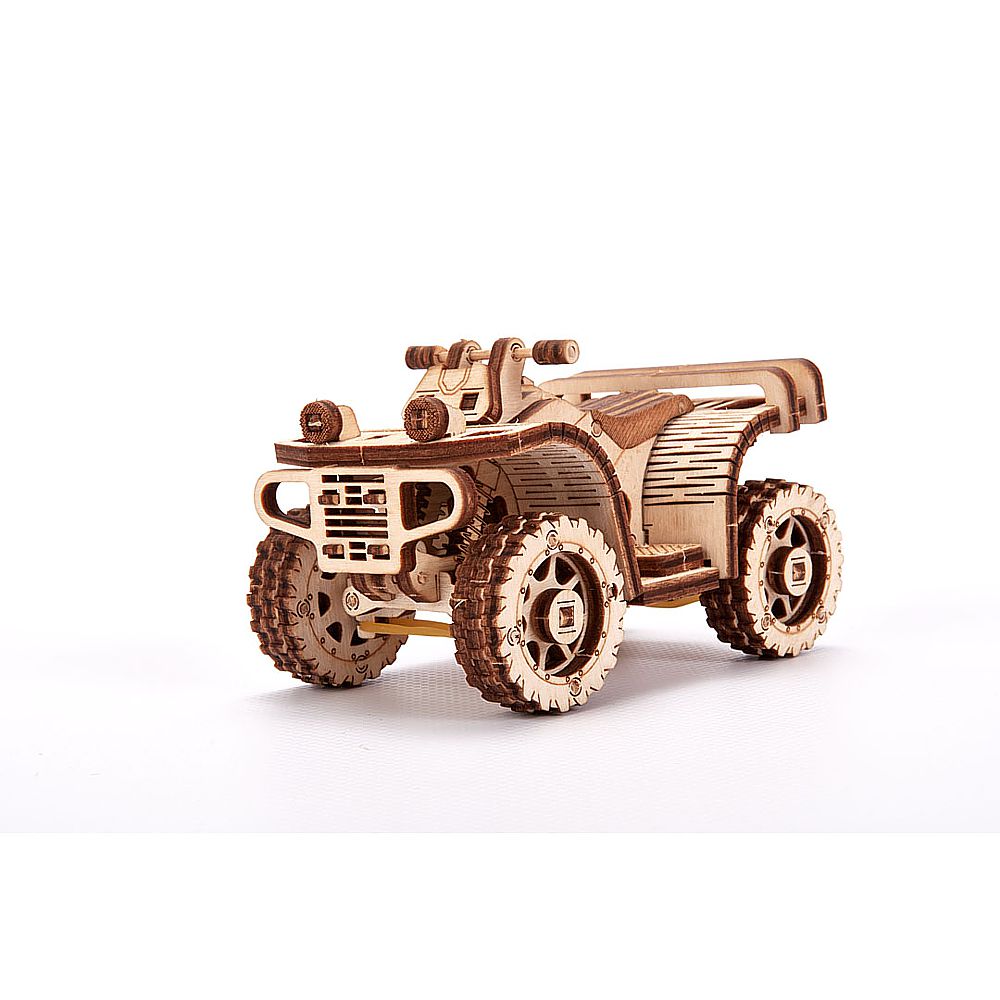 Wood Trick: Set of Cars, ATV Quad