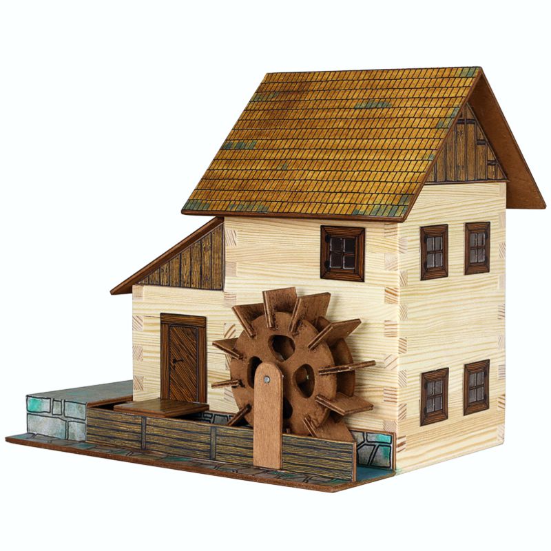 Walachia Holzbausatz Wassermühle