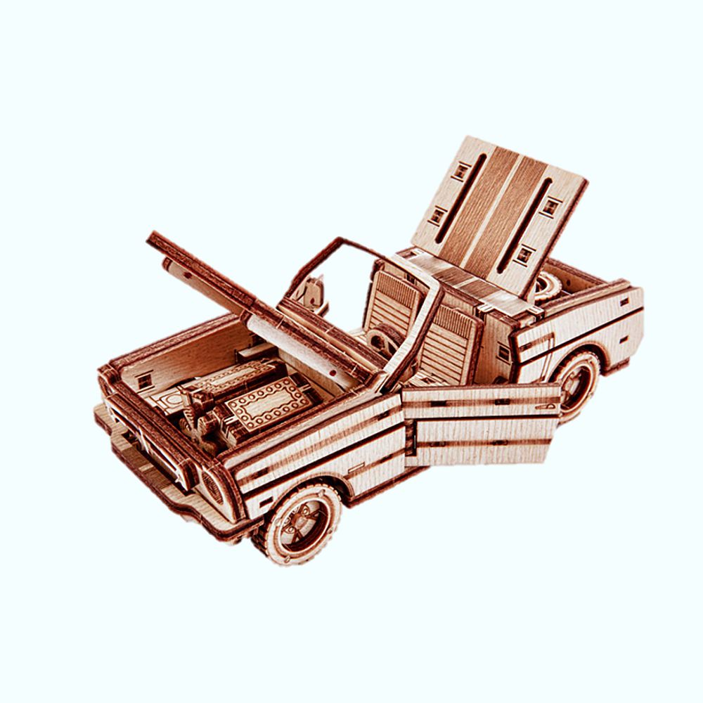 Wood Trick: Set of Cars, Cabriolet